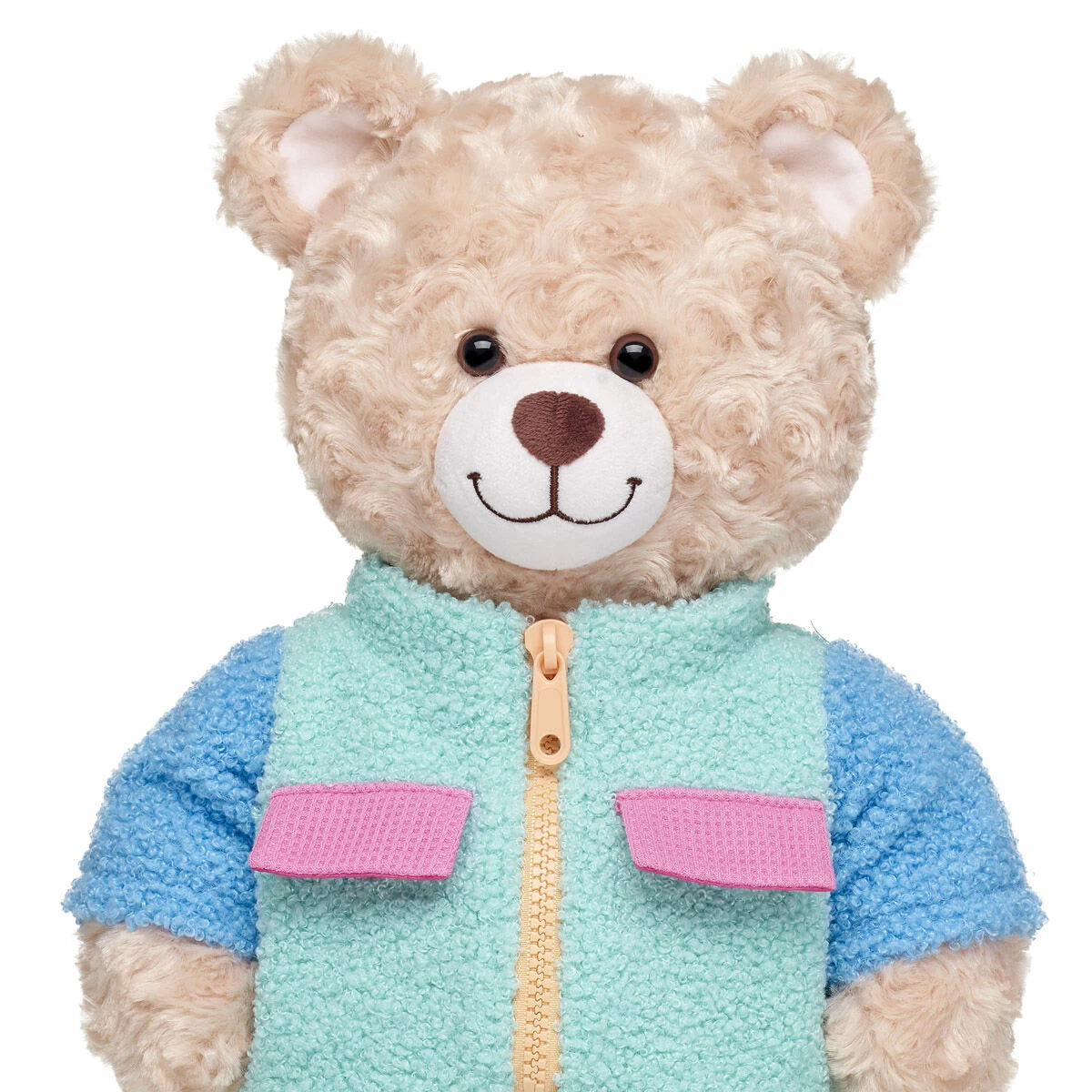 Colourful Sherpa Jacket | Build-A-Bear - US 1057