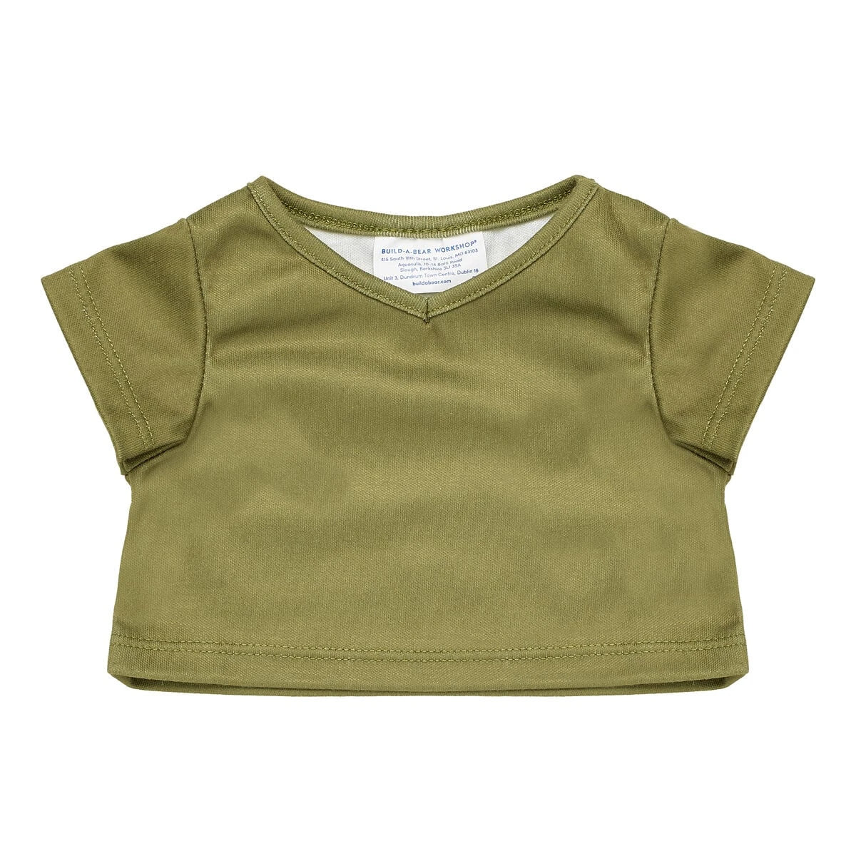 Green V-Neck T-Shirt for Stuffed Animals | Build-A-Bear® - US 1679