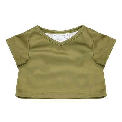 Green V-Neck T-Shirt for Stuffed Animals | Build-A-Bear® - US 1679
