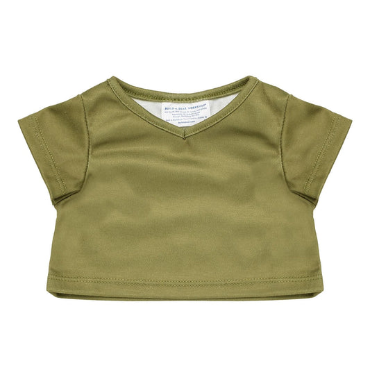 Green V-Neck T-Shirt for Stuffed Animals | Build-A-Bear® - US 1679