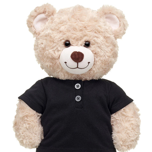 Black Henley T-Shirt for Stuffed Animals | Build-A-Bear® - US 8532
