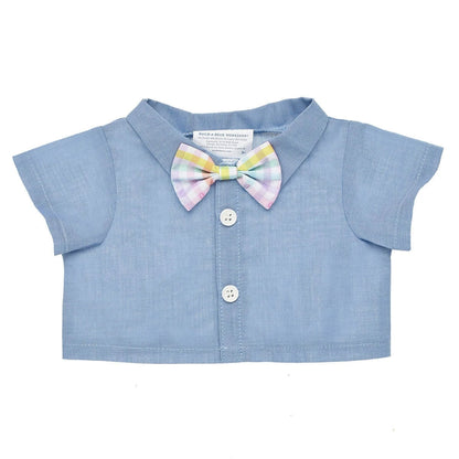 Chambray Shirt With Bow Tie for Stuffed Animals | Build-A-Bear® - US 7412