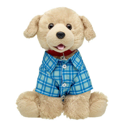 Blue Check T-Shirt for Stuffed Animals - US 9383