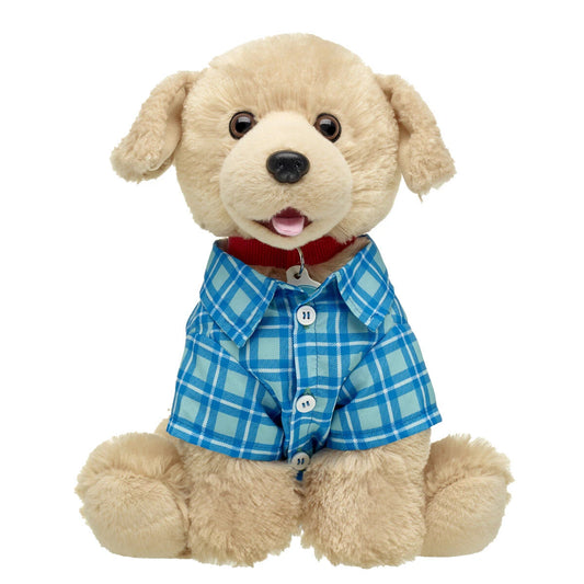 Blue Check T-Shirt for Stuffed Animals - US 9383