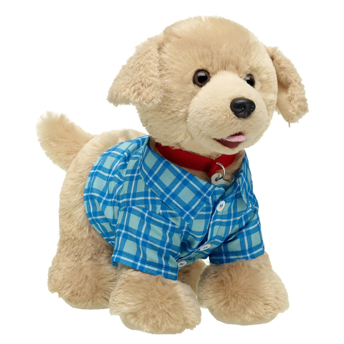Blue Check T-Shirt for Stuffed Animals - US 9383