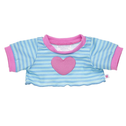 Heart Stripe Sweatshirt | Build-A-Bear - US 7683