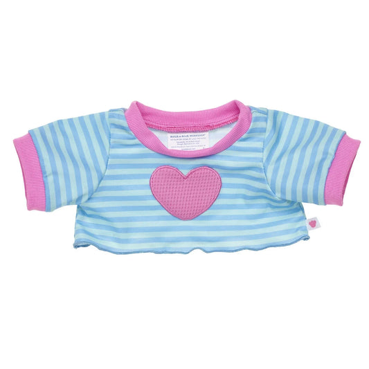 Heart Stripe Sweatshirt | Build-A-Bear - US 7683