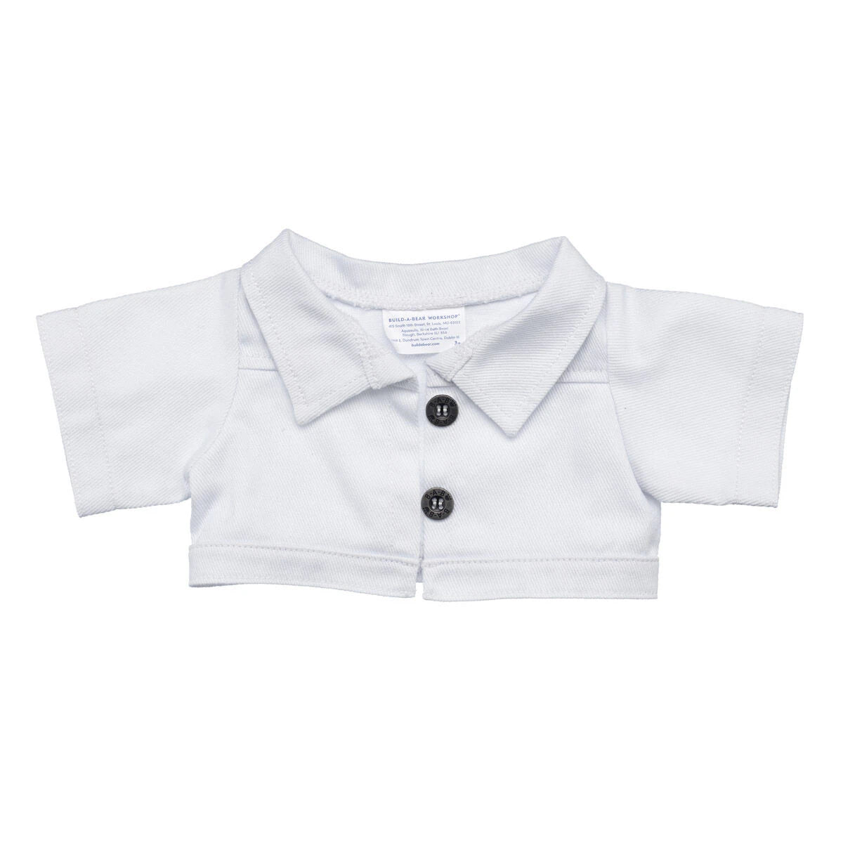 White Denim Jean Jacket | Build-A-Bear - US 6696