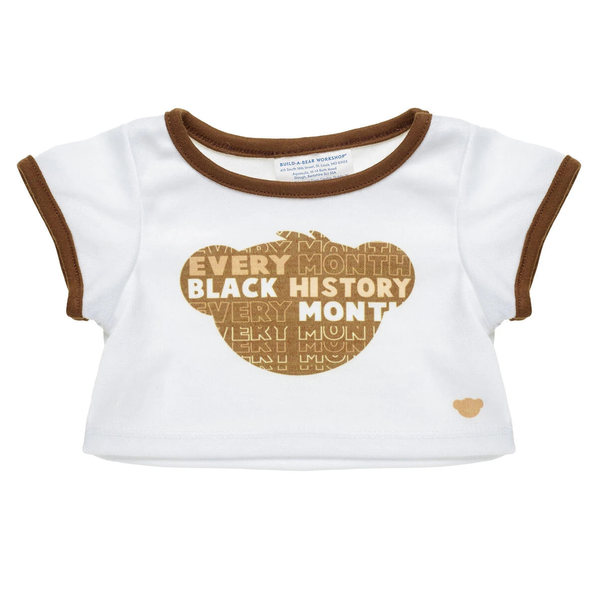 "Black History Every Month" T-Shirt for Stuffed Animals | Build-A-Bear® - US 5418