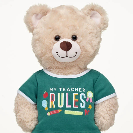 My Teacher Rules T-Shirt for Stuffed Animals | Build-A-Bear® - US 6066