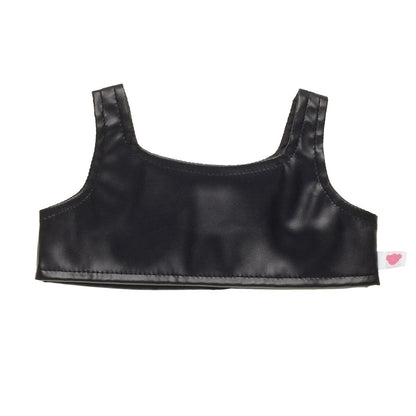 Faux Leather Cropped Tank for Plush Toys | Online Exclusive | Build-A-Bear - US 3851