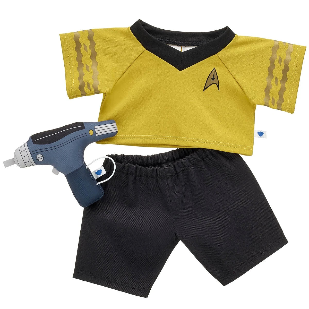 Star Trek: The Original Series Gold Uniform and Phaser Bundle | Build-A-Bear® - US 5702