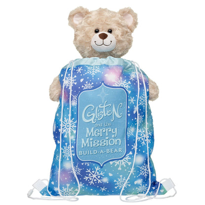 "Glisten and the Merry Mission" Toy Bear Carrier | Build-A-Bear® - US 3105