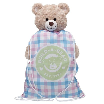 Spring Gingham Toy Bear Carrier | Build-A-Bear - US 9479