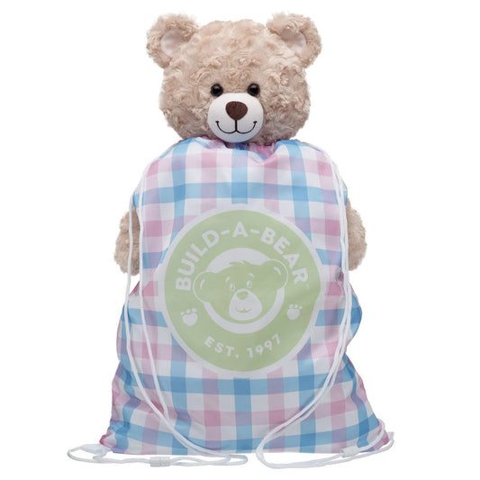 Spring Gingham Toy Bear Carrier | Build-A-Bear - US 9479