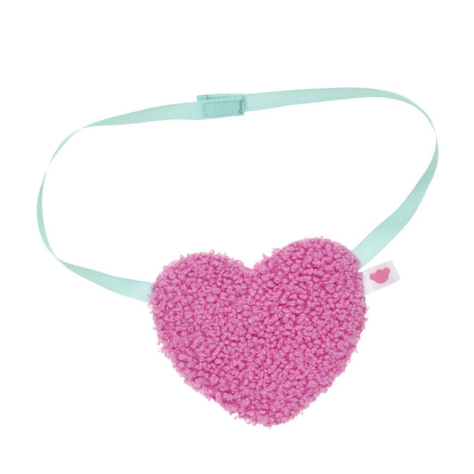 Pink Sherpa Heart Crossbody Bag - US 8136