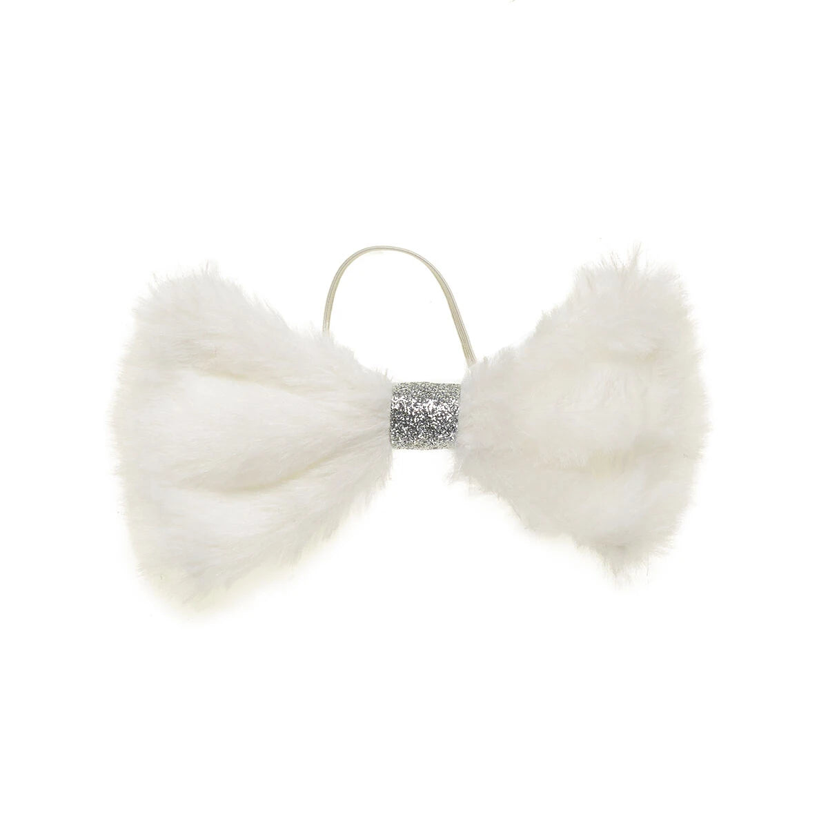 Fuzzy White Bow for Stuffed Animals | Build-A-Bear Workshop® - US 1652