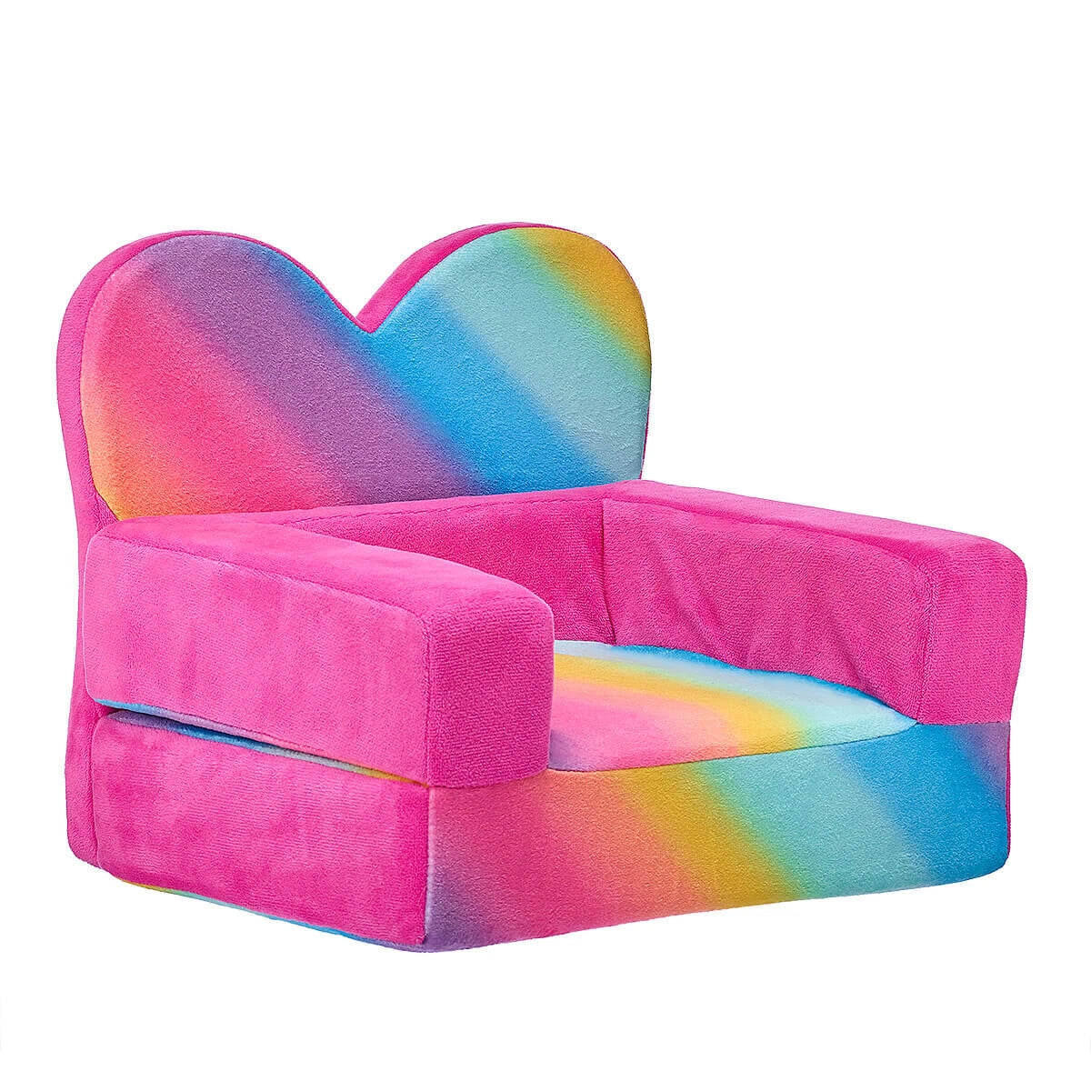 Rainbow Heart Chair Bed for Stuffed Animals | Build-A-Bear® - US 5276