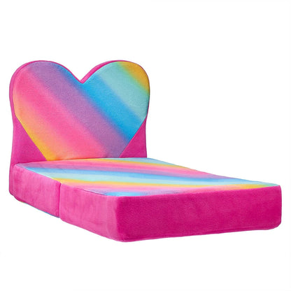 Rainbow Heart Chair Bed for Stuffed Animals | Build-A-Bear® - US 5276