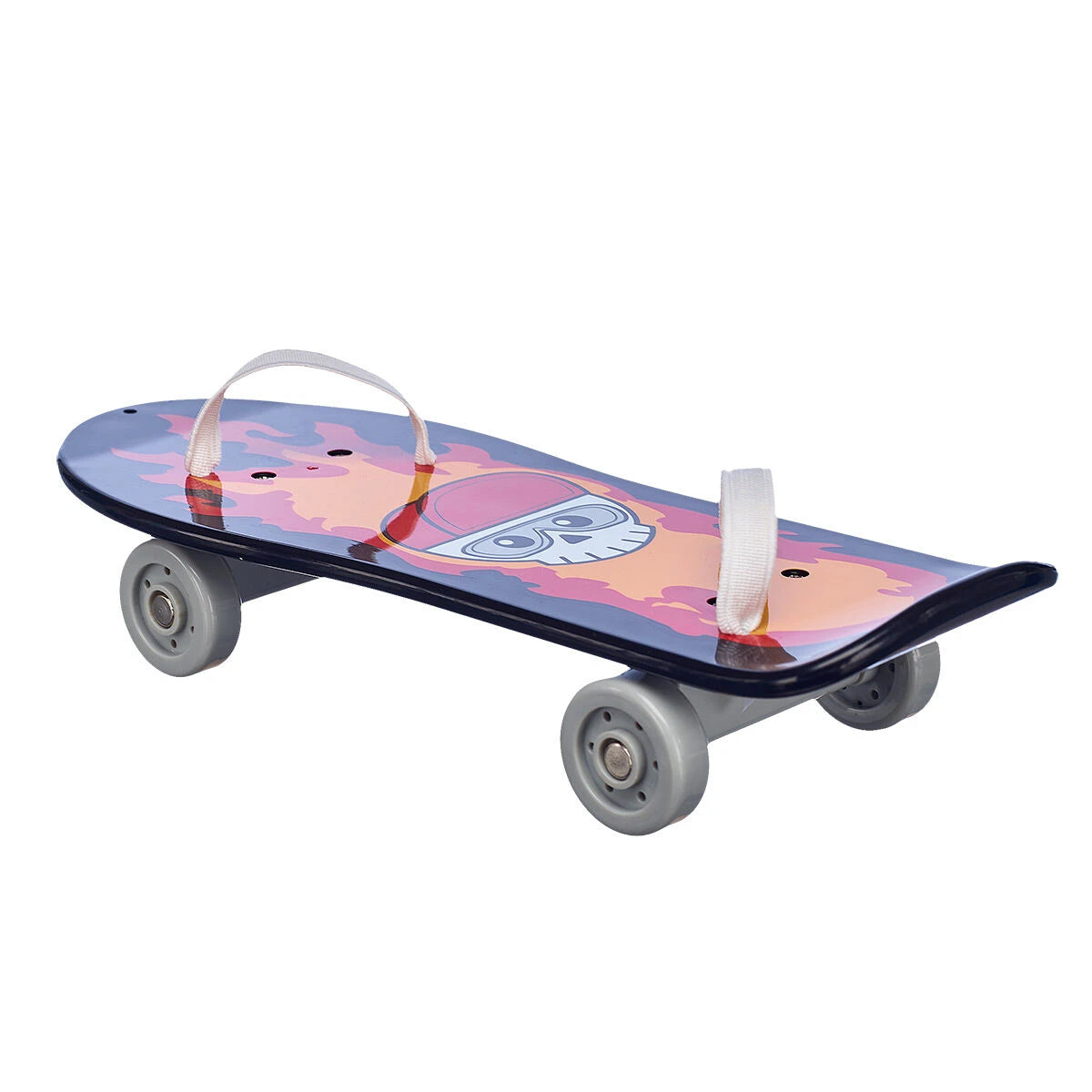 Black Skull and Flames Skateboard for Stuffed Animals | Build-A-Bear® - US 5303