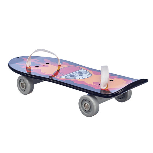 Black Skull and Flames Skateboard for Stuffed Animals | Build-A-Bear® - US 5303
