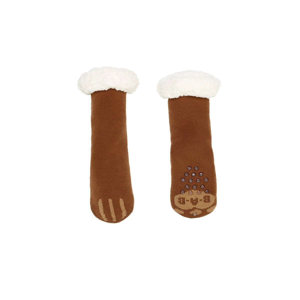 Build-A-Bear Pajama Shop™ Bear Paw Slipper Socks - Toddler, Youth &amp; Adult - US 8688