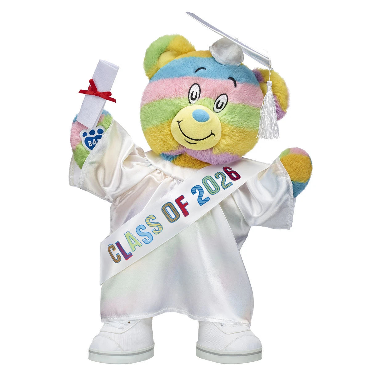 Oh, the Places You'll Go! Teddy Bear White | Build-A-Bear - US 2212