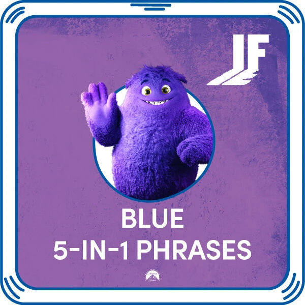 Blue 5-in-1 Phrases for Stuffed Animals | Build-A-Bear® - US 4643